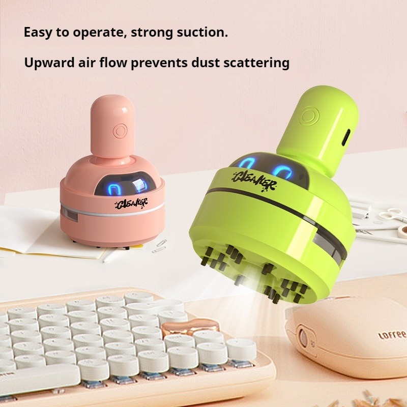 Odkurzacz biurkowy, kreskówkow – Mini Desktop Vacuum Cleaner For Eraser Dust recenzja i cena